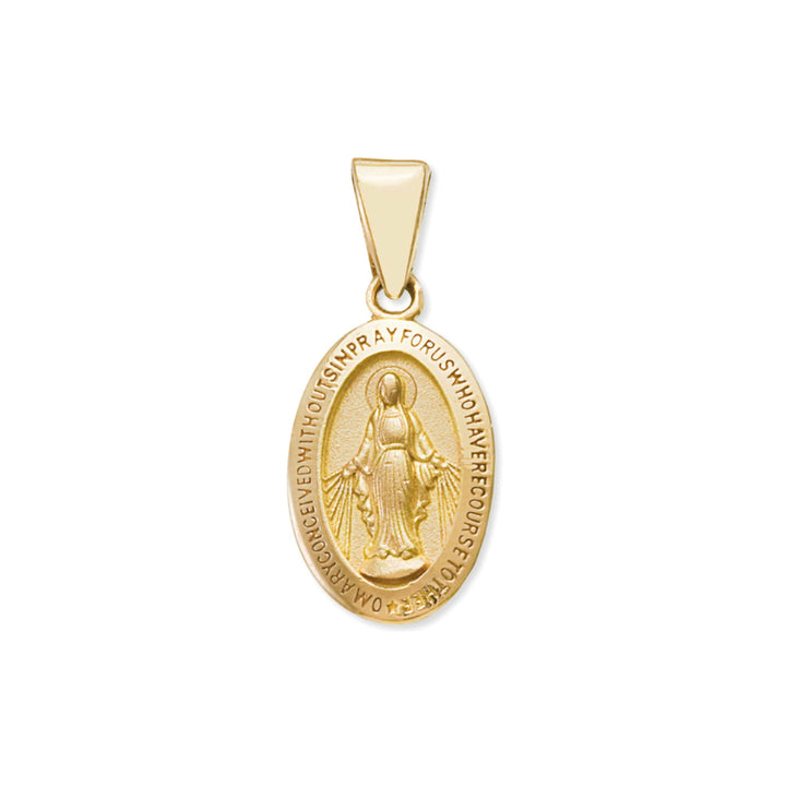 14K Oval Miraculous Medal-Embark Fine Jewelry