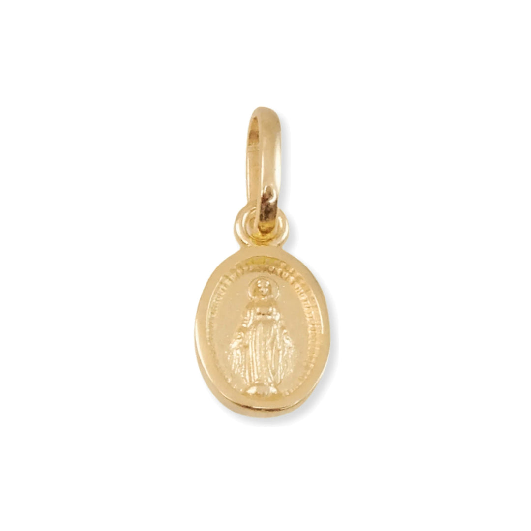 14K Oval Miraculous Medal-Embark Fine Jewelry
