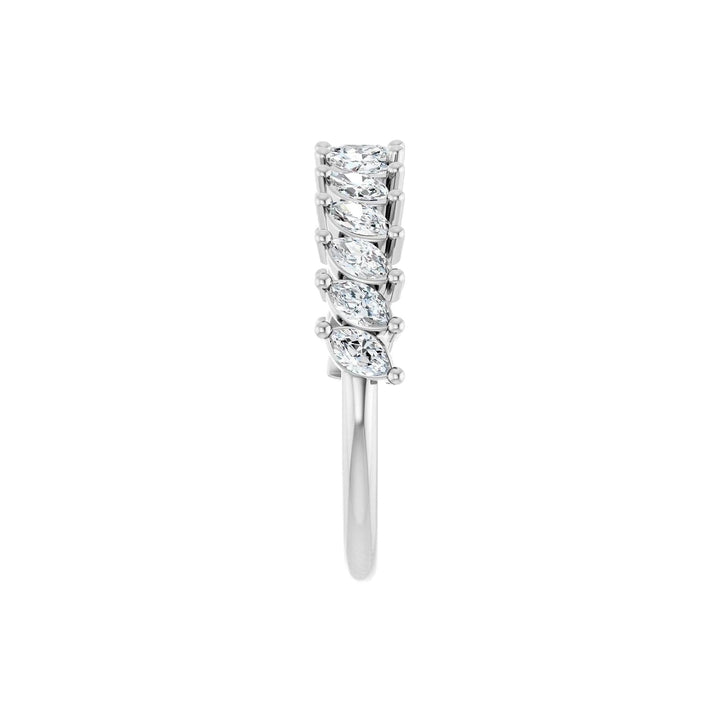 14K Slanted Marquise Diamond Anniversary Band-Embark Fine Jewelry