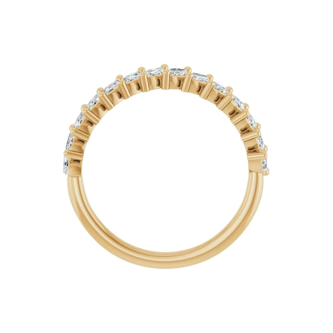 14K Slanted Marquise Diamond Anniversary Band-Embark Fine Jewelry