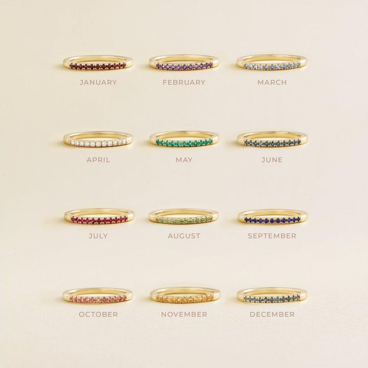 14K Stackable Birthstone Ring-Embark Fine Jewelry