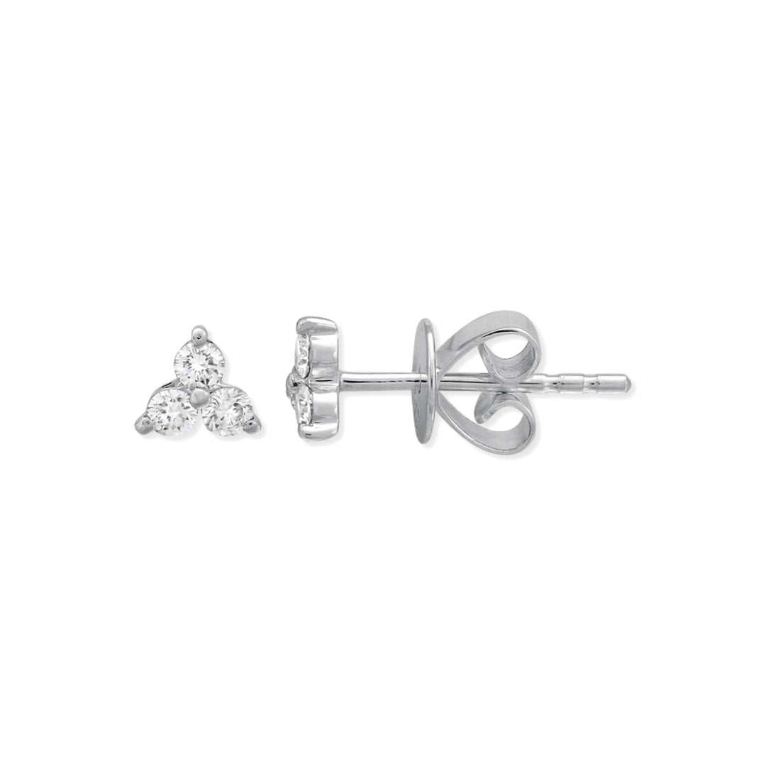 14K Trio Diamond Stud-Embark Fine Jewelry