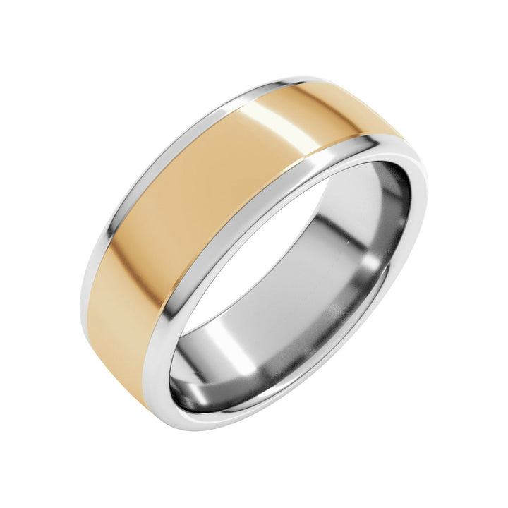 14K Two-Tone European Comfort-Fit Band-Embark Fine Jewelry