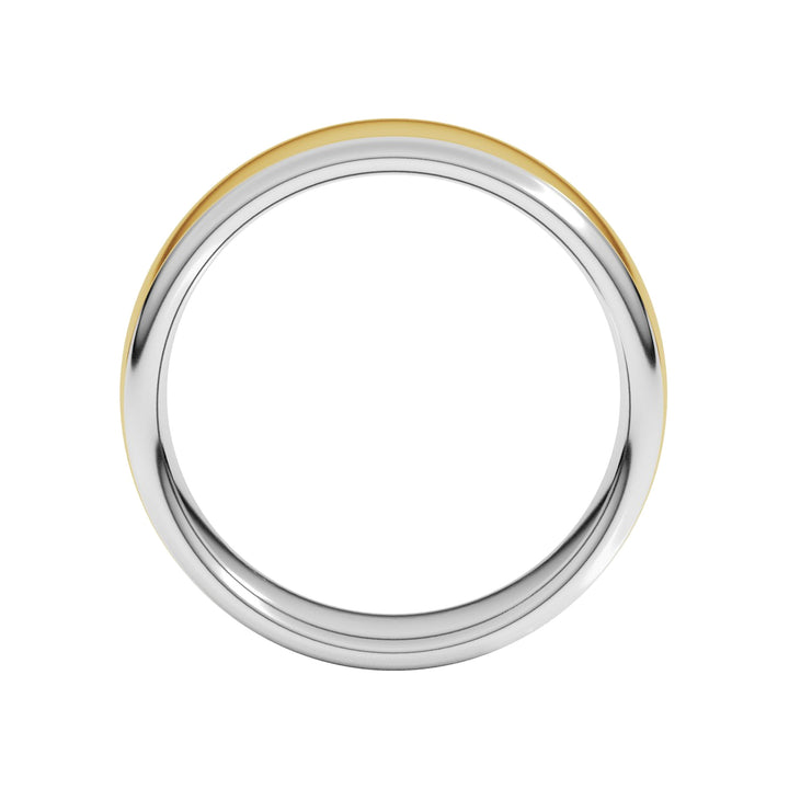 14K Two-Tone European Comfort-Fit Band-Embark Fine Jewelry