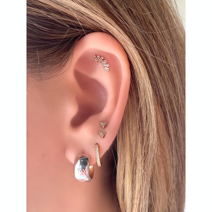 14K Two-Tone Huggies-Embark Fine Jewelry