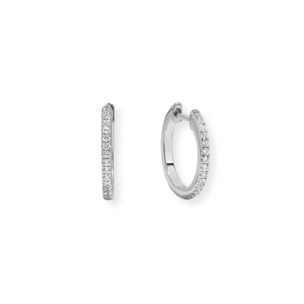 Pave Huggies - 2 Sizes