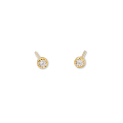 Tiny Diamond Stud