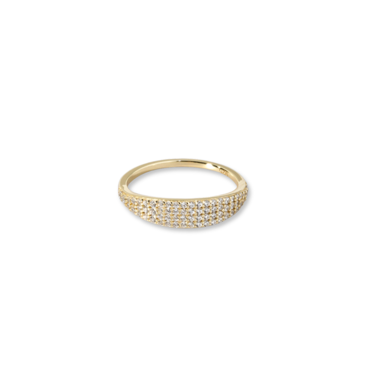 Pavé Signet Ring – Embark Fine Jewelry