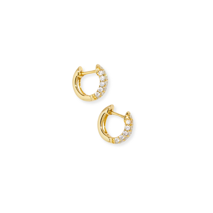 Chunky Pave Huggies