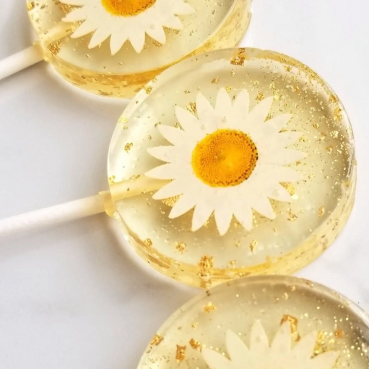 Daisy & Gold Lollipop