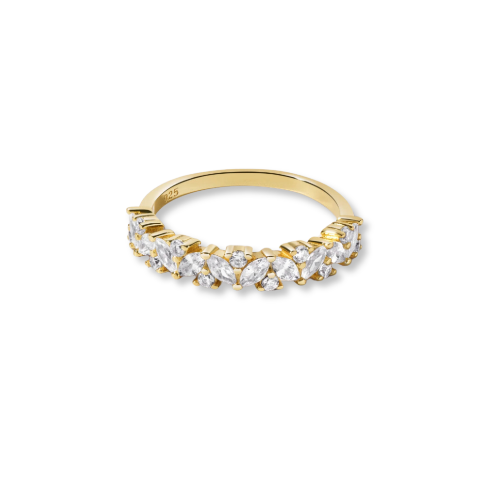 Marquise & Round Stack Ring
