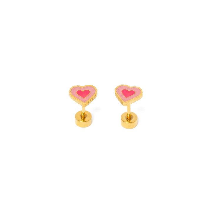 Radiant Heart Studs