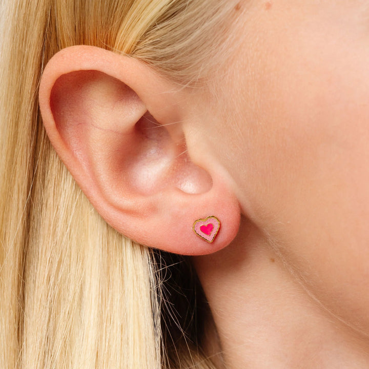 Radiant Heart Studs