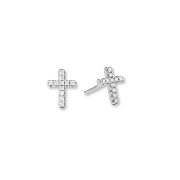 Tiny Cross Studs