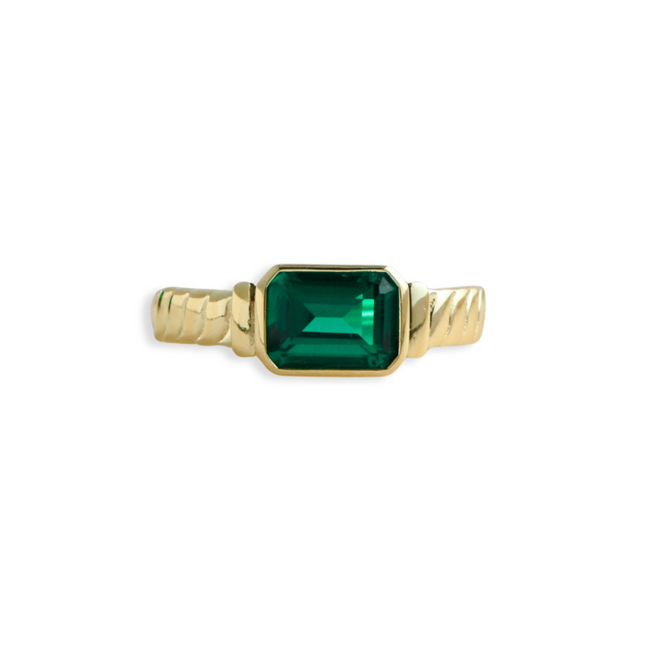 Emerald-Cut Statement Ring