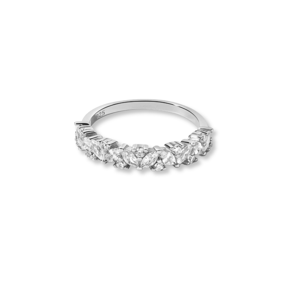 Marquise & Round Stack Ring