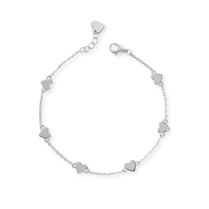 Heart Charms Bracelet