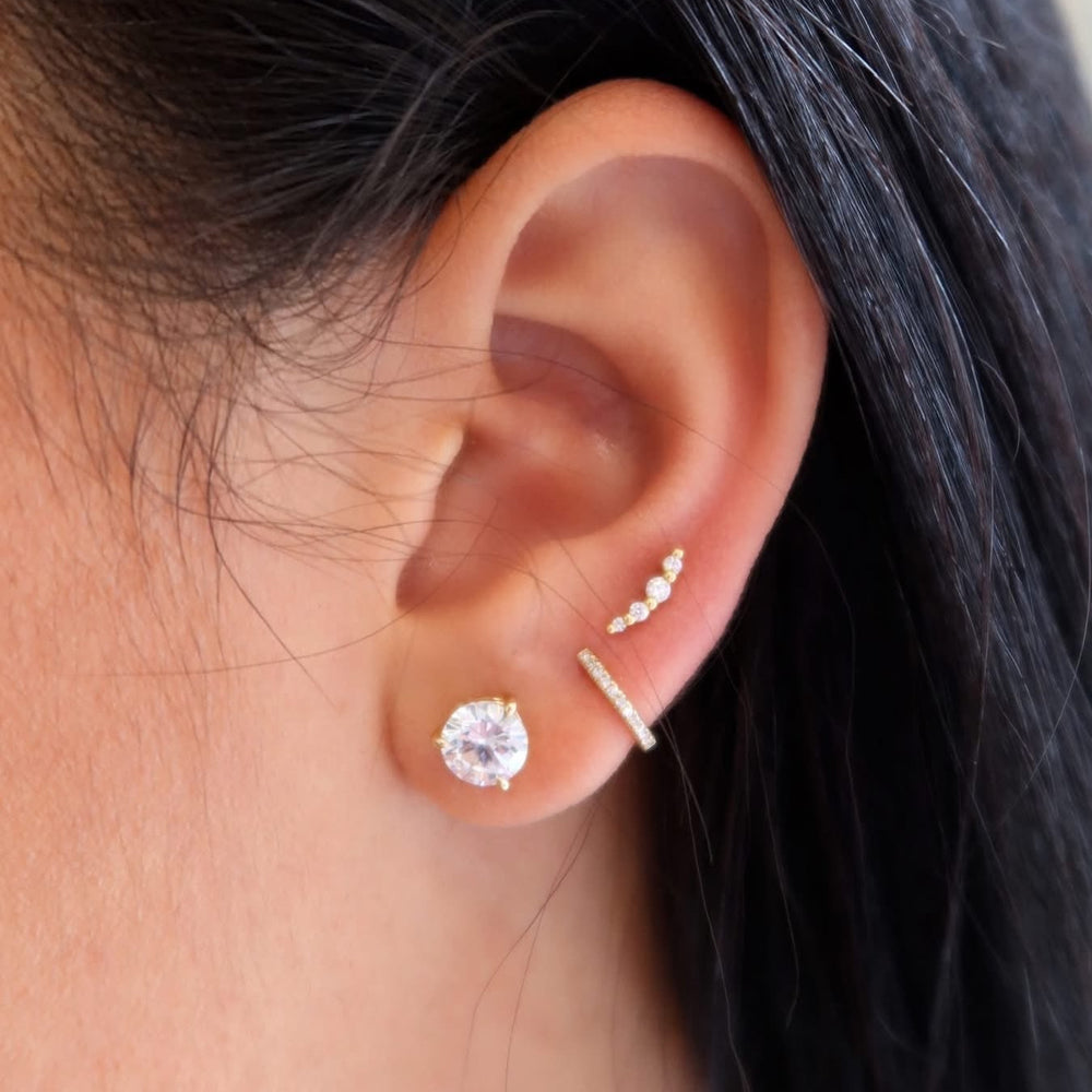 3-Prong Solitaire Studs-Embark Fine Jewelry