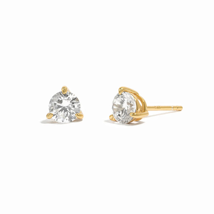 3-Prong Solitaire Studs-Embark Fine Jewelry