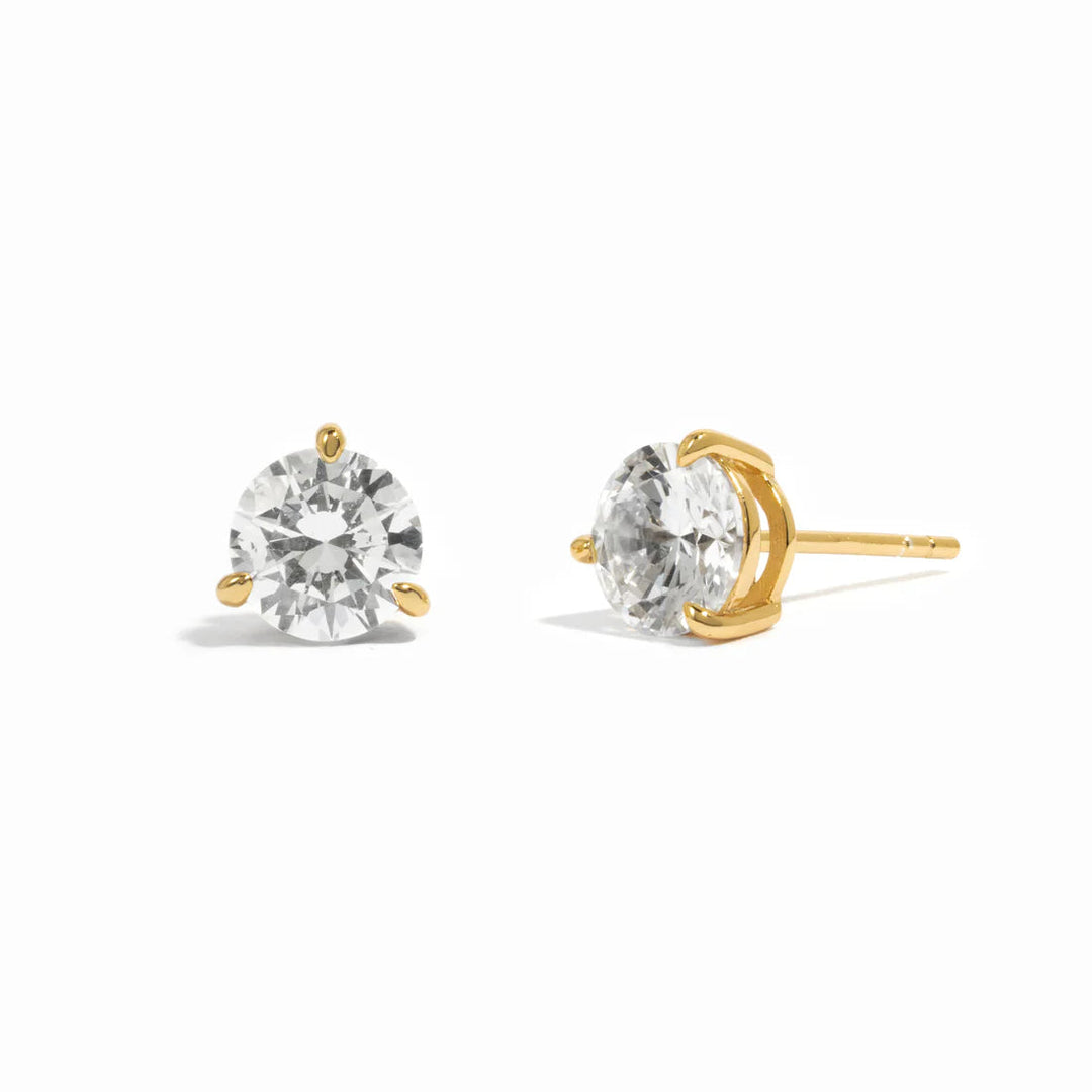 3-Prong Solitaire Studs-Embark Fine Jewelry