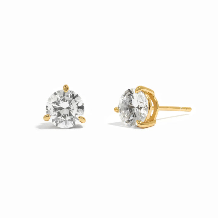 3-Prong Solitaire Studs-Embark Fine Jewelry