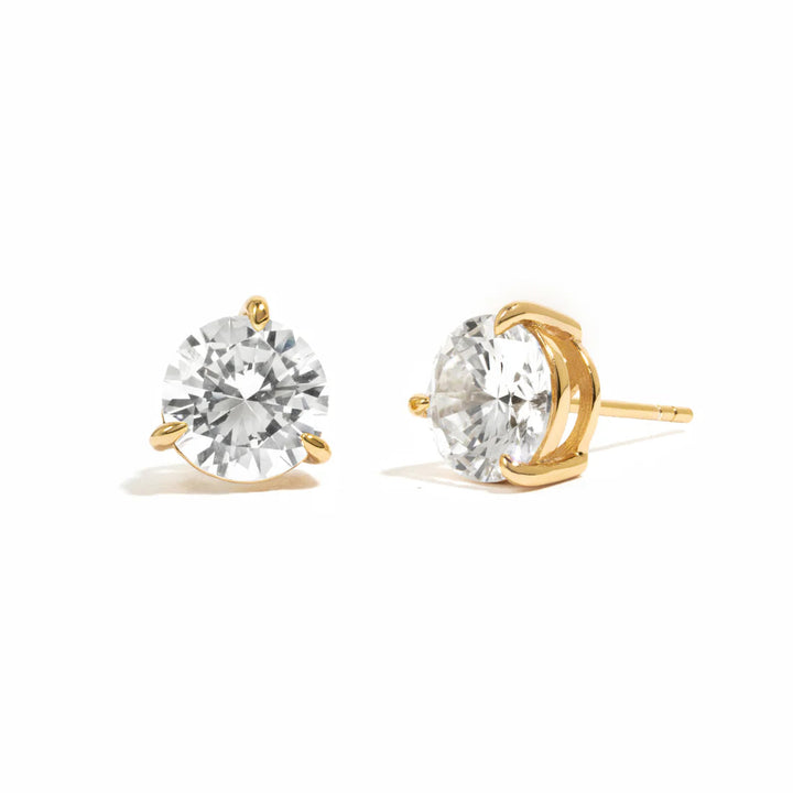 3-Prong Solitaire Studs-Embark Fine Jewelry