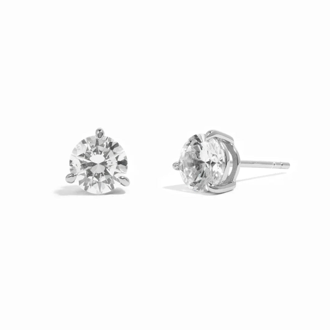 3-Prong Solitaire Studs-Embark Fine Jewelry