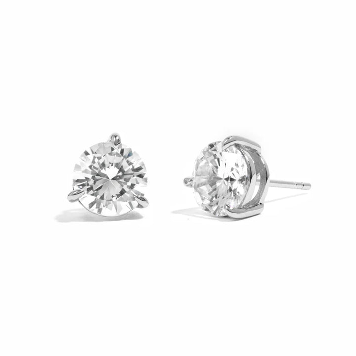 3-Prong Solitaire Studs-Embark Fine Jewelry