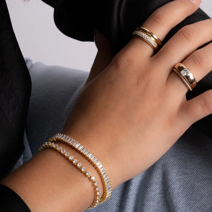 3-Prong Tennis Bracelet