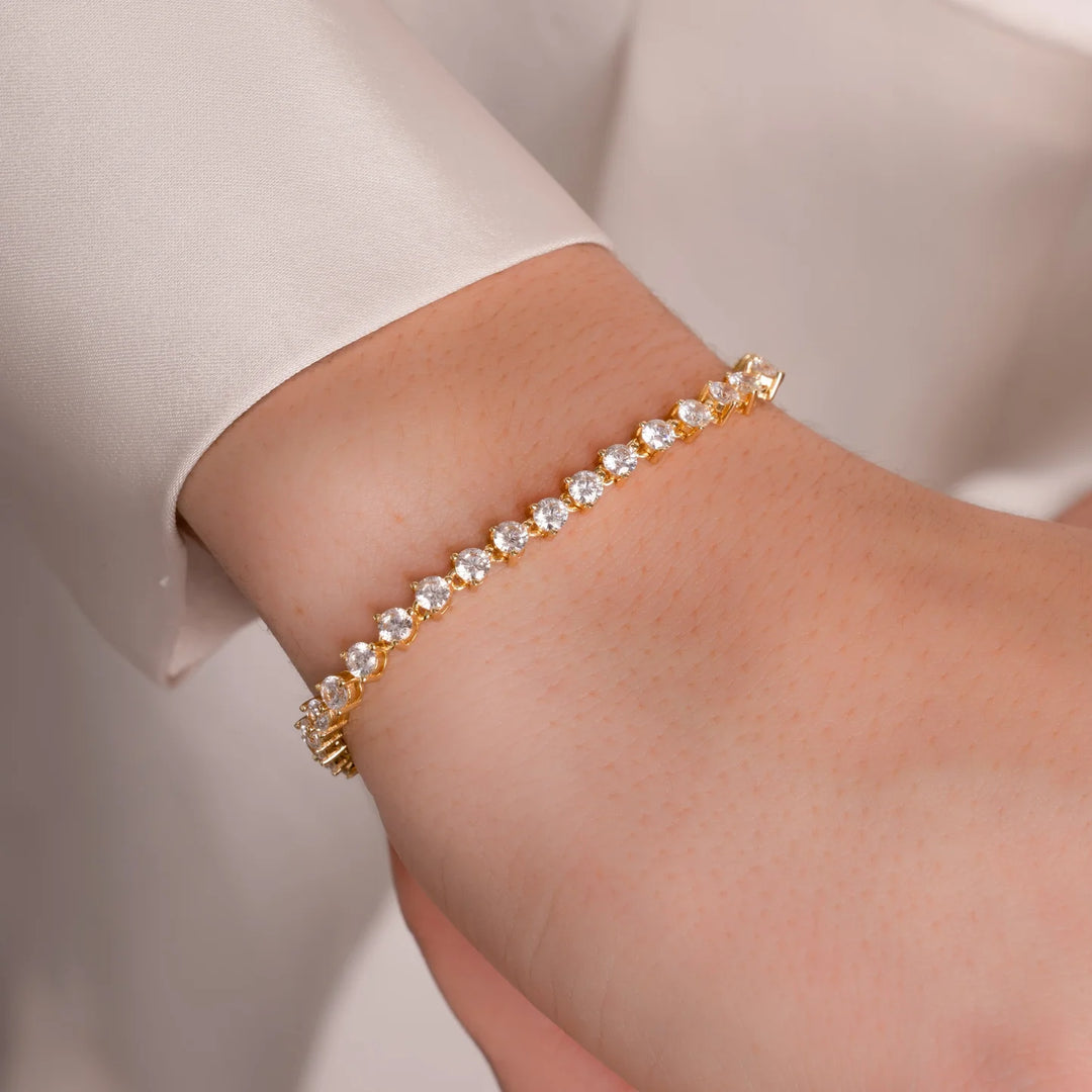 3-Prong Tennis Bracelet