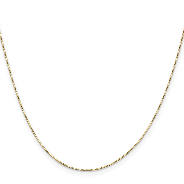 14K Baby Box Chain Necklace