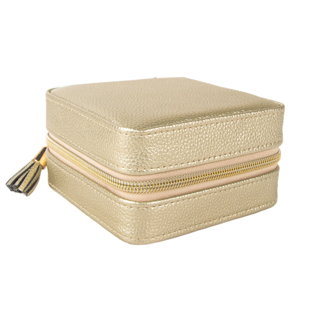 Leather Travel Jewelry Case