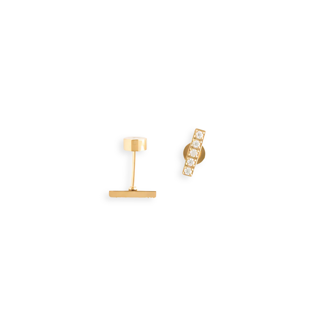 CZ Bar Studs