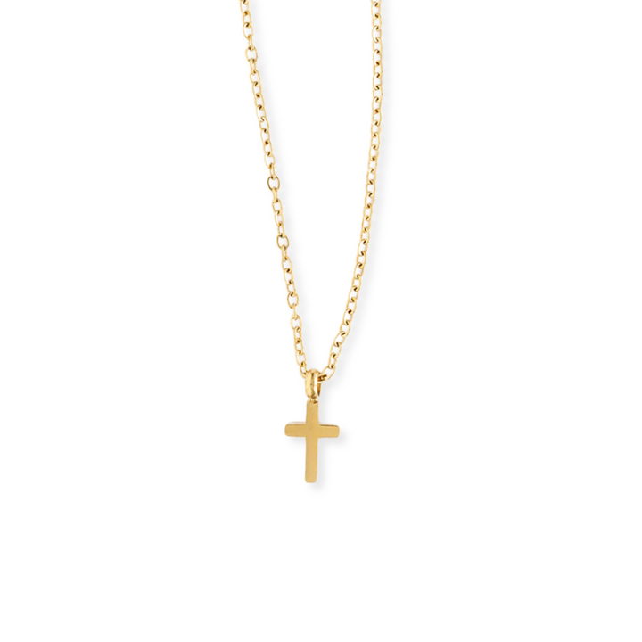 Mini Cross Pendant Necklace