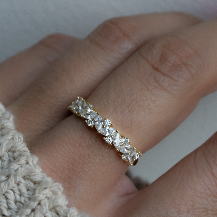 Marquise & Round Stack Ring