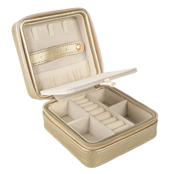 Leather Travel Jewelry Case