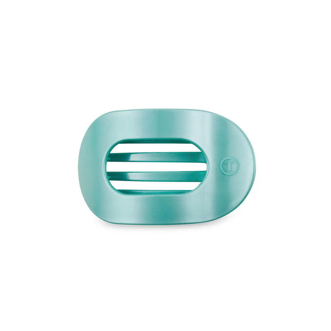 Round Flat Hair Clip | Totally Turquoise