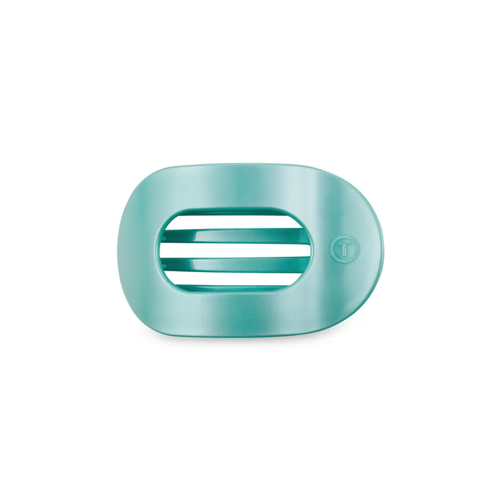 Round Flat Hair Clip | Totally Turquoise