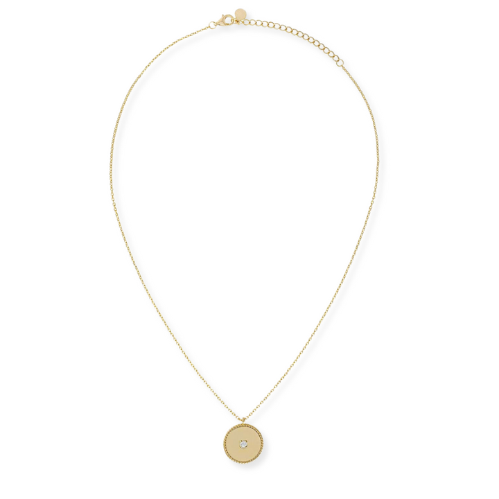Disc Pendant Necklace