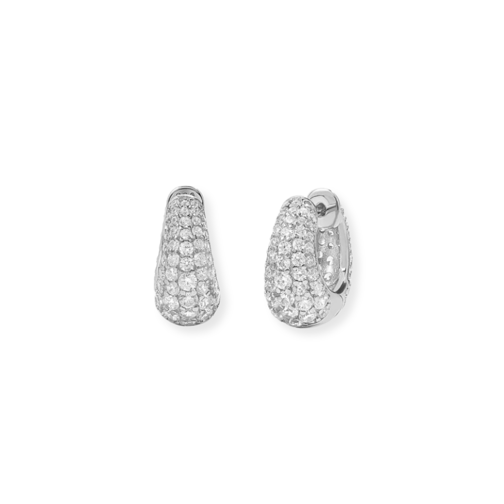 Pave Basket Hoops