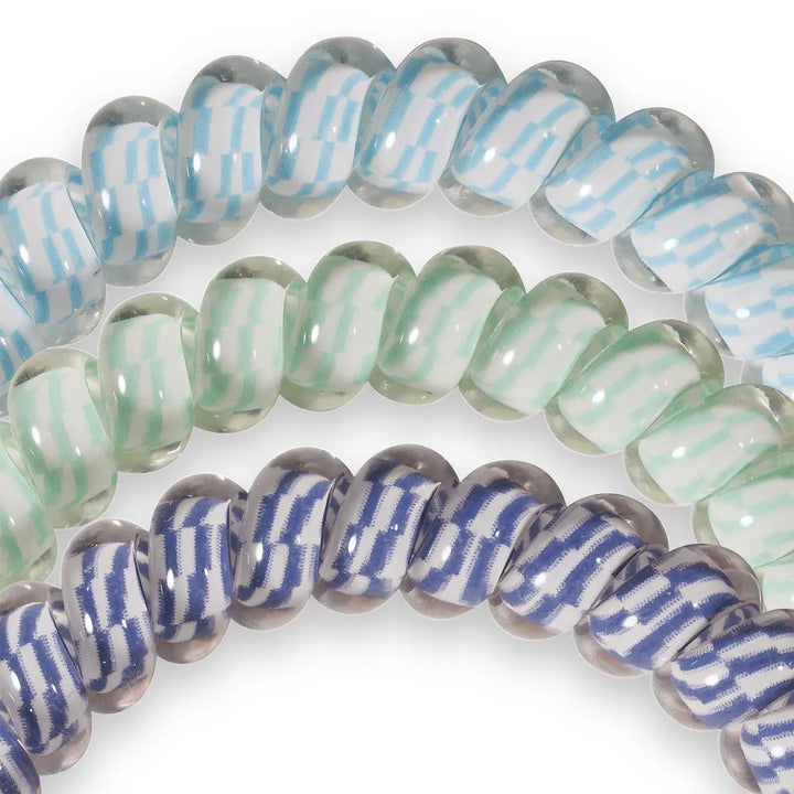 Small Spiral Hair Coil | Totally Turquoise