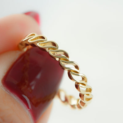 Wave Stack Ring