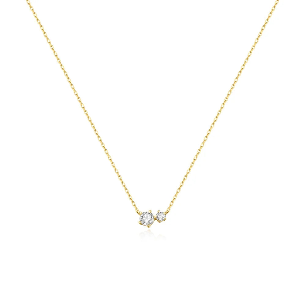 5-Prong Toi et Moi Necklace-Embark Fine Jewelry
