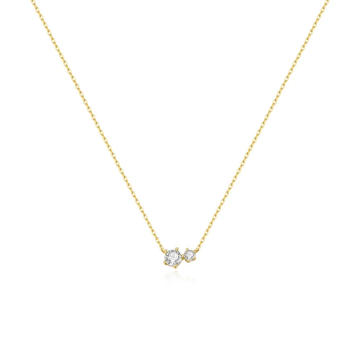 5-Prong Toi et Moi Necklace-Embark Fine Jewelry
