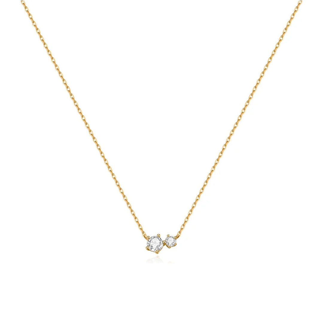 5-Prong Toi et Moi Necklace-Embark Fine Jewelry