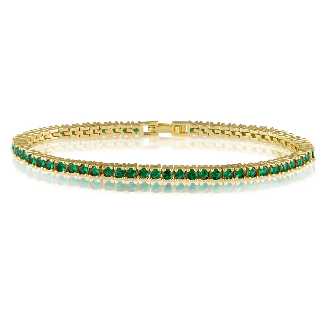Sparkle Gemstone Tennis Bracelet