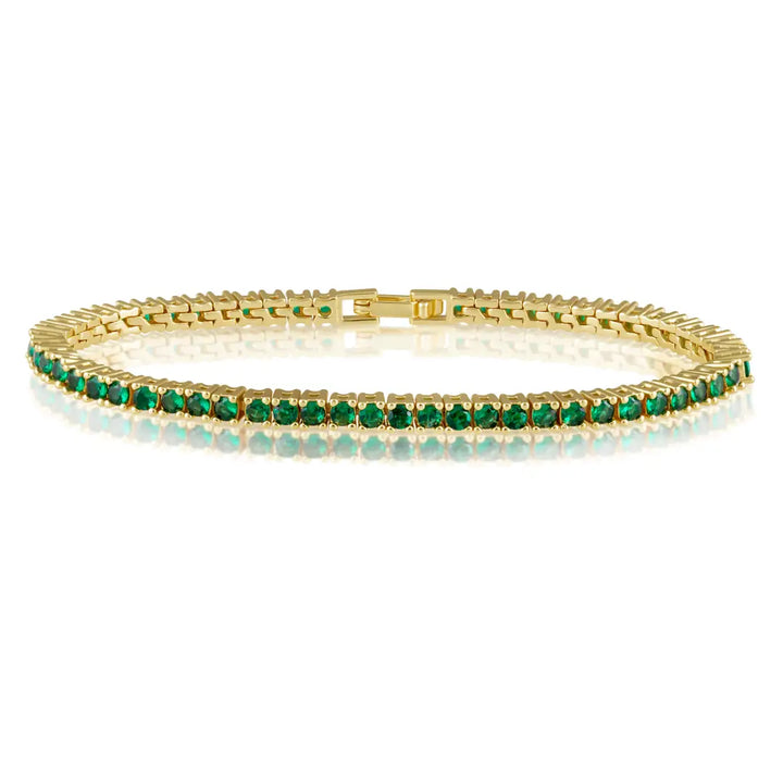 Sparkle Gemstone Tennis Bracelet