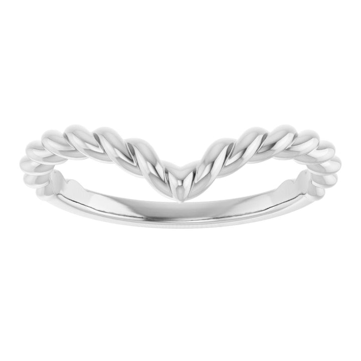 14K Rope Contour Band