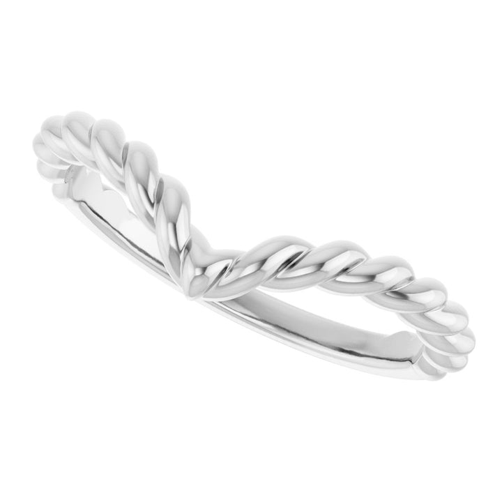 14K Rope Contour Band