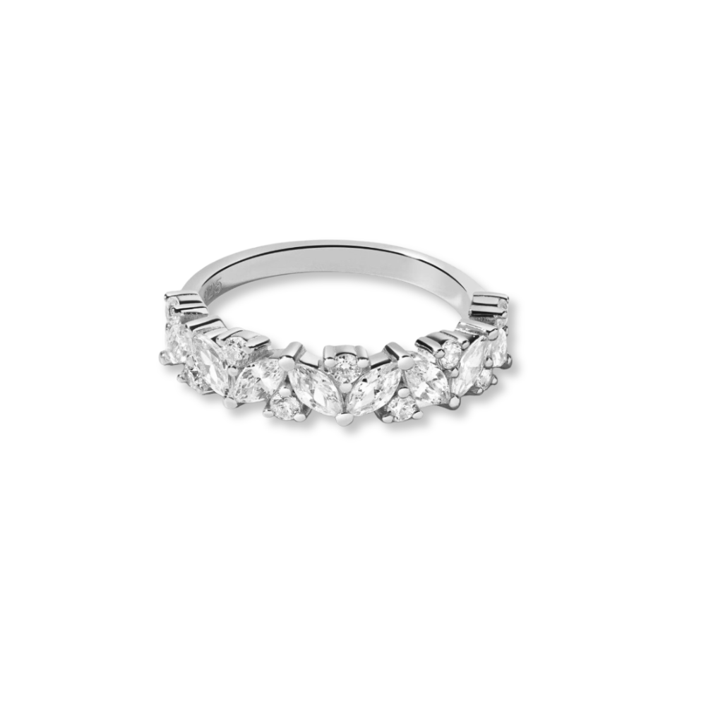 Marquise & Round Stack Ring